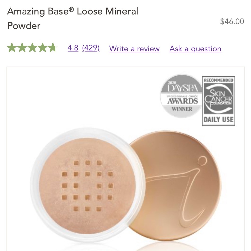 Jane Iredale Amazing Base Loose Powder, Suntan NEW